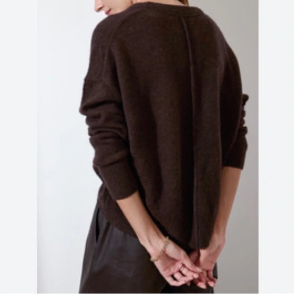 Brochu Walker Phinneas Wrap Cashmere Sweater - Picture 5 of 16